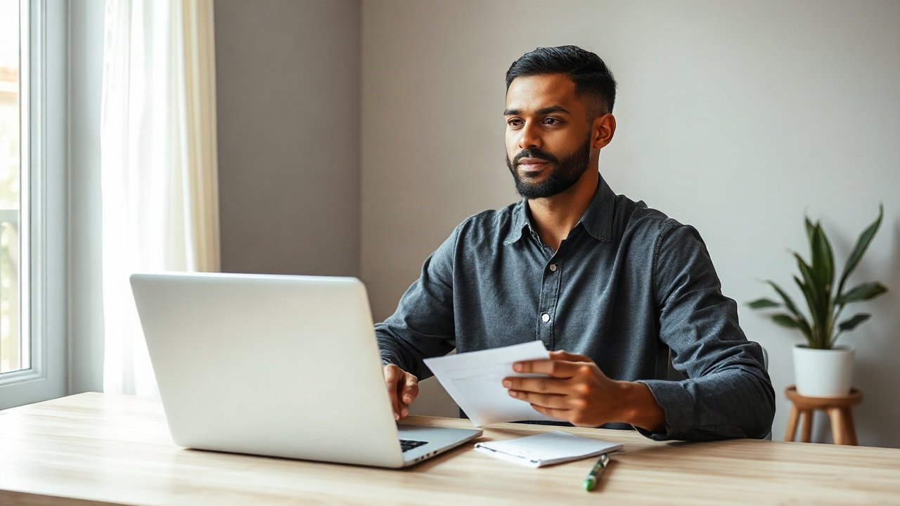 Editorial scene illustrating Manifesting Job Interview: What to Focus on and What You Can Control