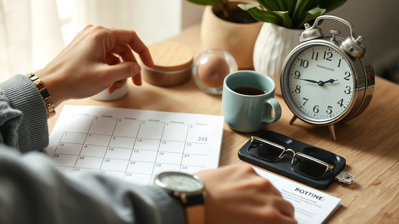 Editorial scene illustrating Manifesting Morning Routine: What to Focus on and What You Can Control