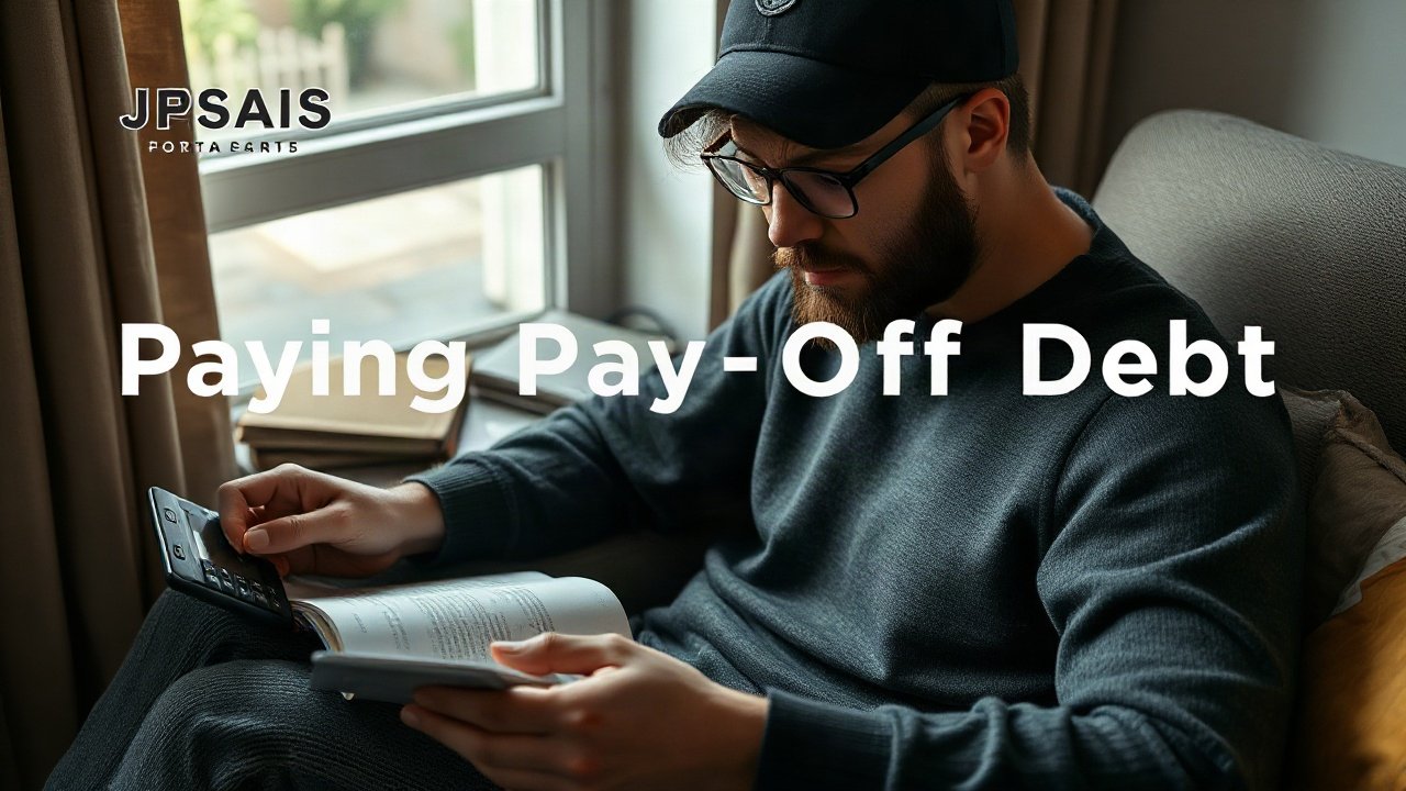 Editorial scene illustrating Manifesting Paying Off Debt: What to Focus on and What You Can Control