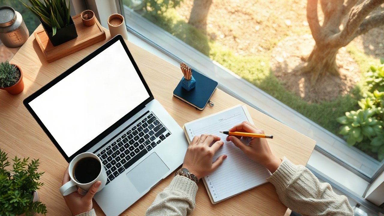 Editorial scene illustrating Manifesting Revenue Goals: What to Focus on and What You Can Control