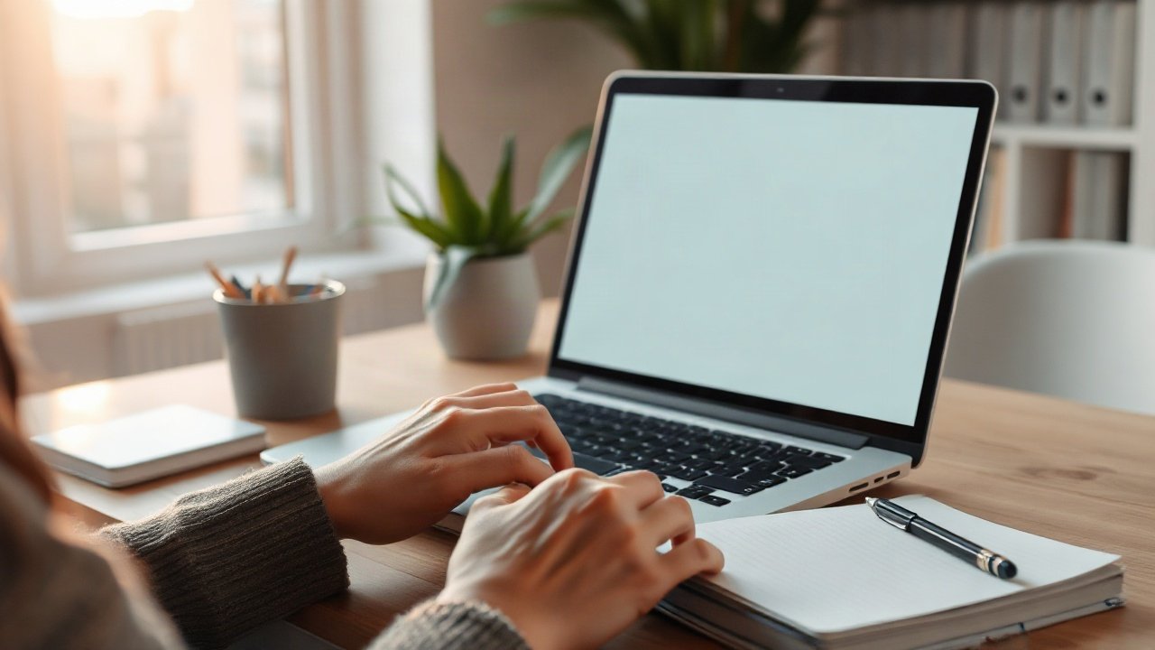 Editorial scene illustrating Self-Concept for Remote Work: The Identity Beliefs That Matter