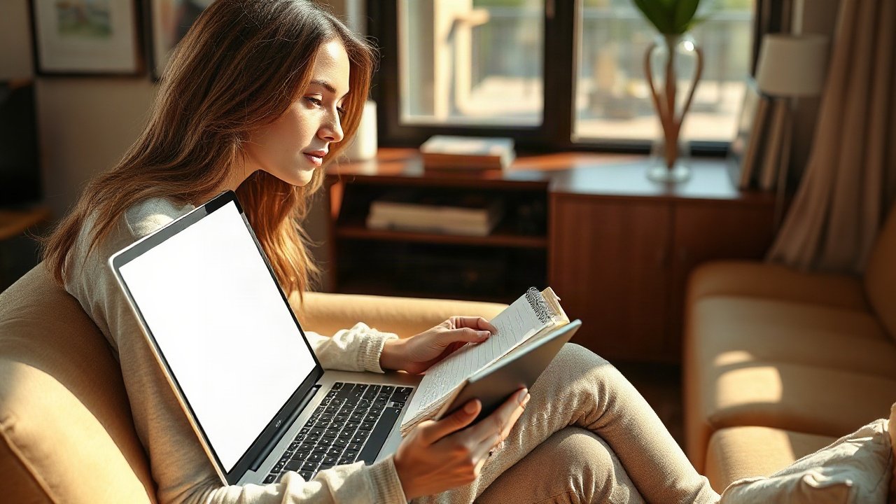 Editorial scene illustrating Self-Concept for Side Hustle: The Identity Beliefs That Matter