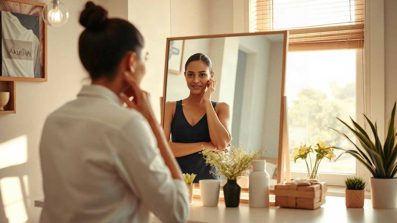 Editorial scene illustrating Self-Concept for Study Consistency: The Identity Beliefs That Matter