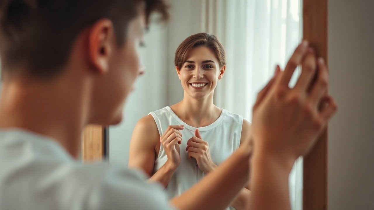 Editorial scene illustrating Self-Concept for University Acceptance: The Identity Beliefs That Matter