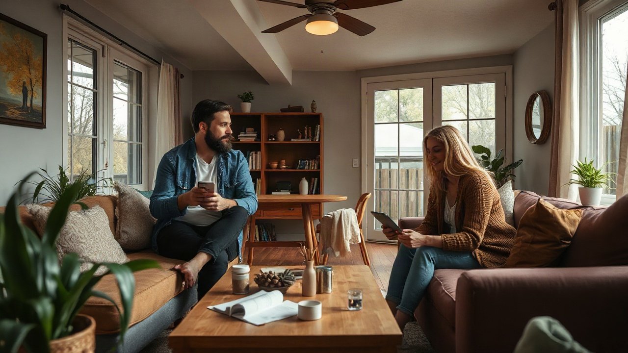 Editorial scene illustrating What to Do While You're Manifesting Buying A House