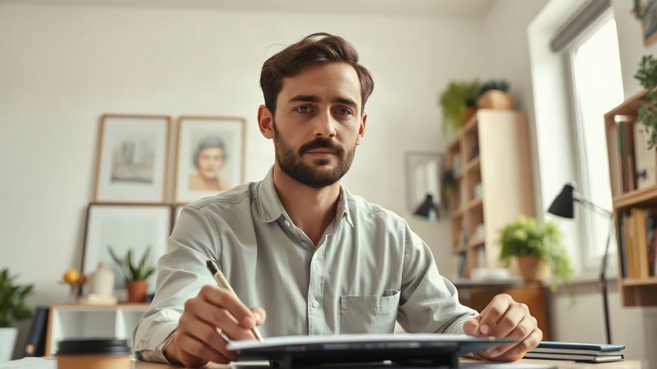 Editorial scene illustrating What to Do While You're Manifesting Creating A Peaceful Home