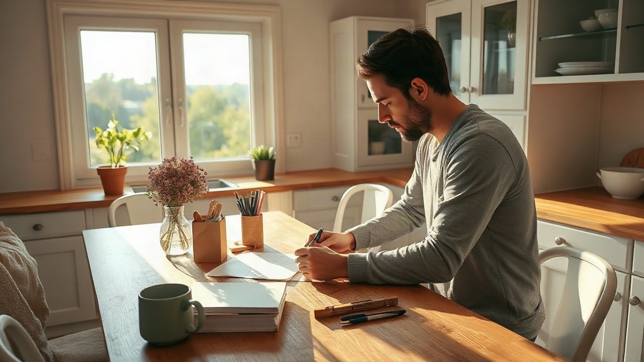 Editorial scene illustrating What to Do While You're Manifesting House Deposit