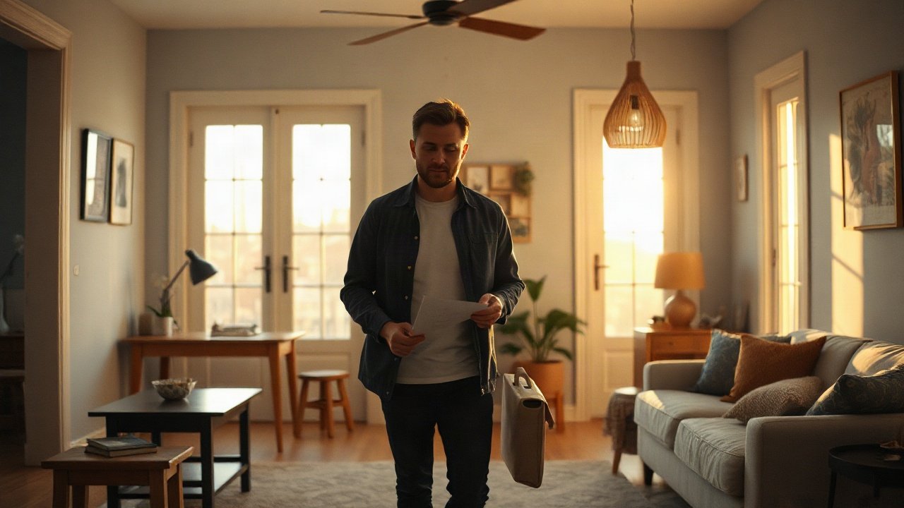 Editorial scene illustrating What to Do While You're Manifesting House Hunting