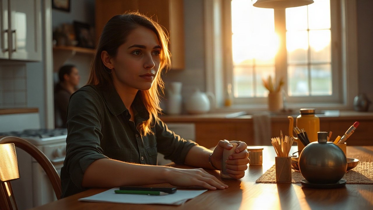 Editorial scene illustrating What to Do While You're Manifesting Long-Term Travel
