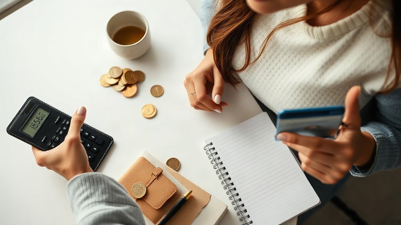 Editorial scene illustrating What to Do While You're Manifesting Money Shame