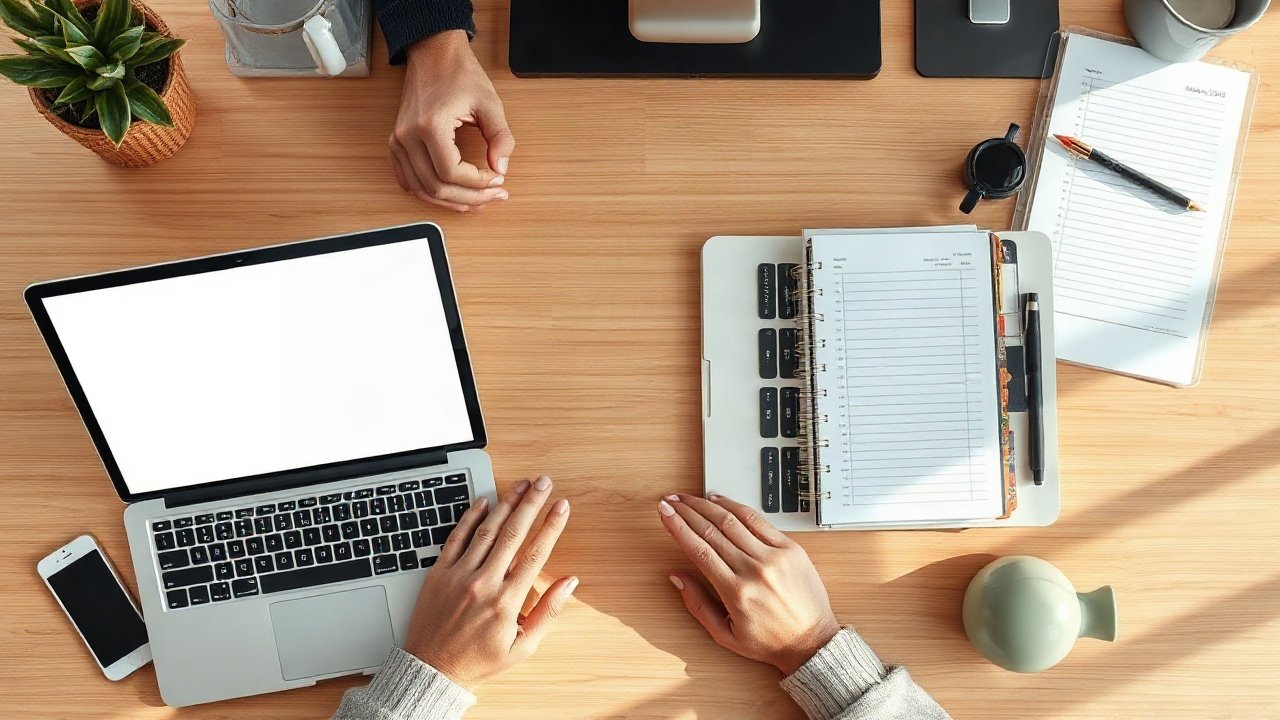Editorial scene illustrating What to Do While You're Manifesting Networking