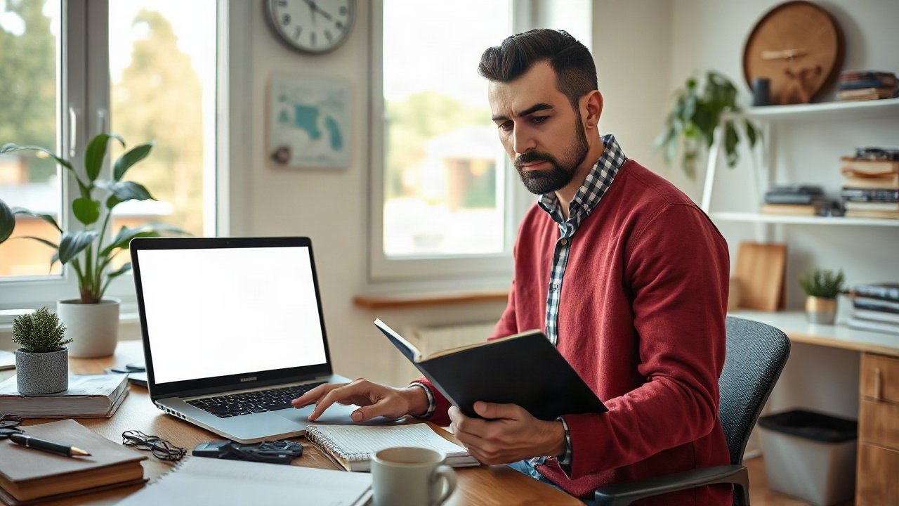 Editorial scene illustrating When to Persist and When to Change Your Plan for Consistent Marketing