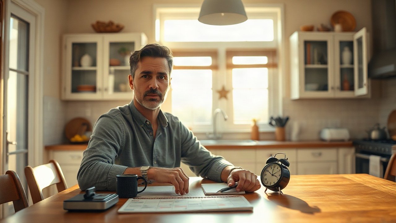 Editorial scene illustrating When to Persist and When to Change Your Plan for Morning Routine