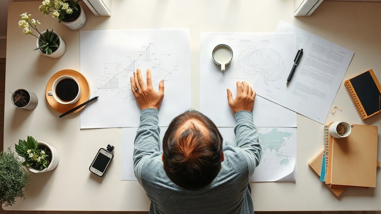 Editorial scene illustrating Why Manifesting Focus Can Feel Stuck