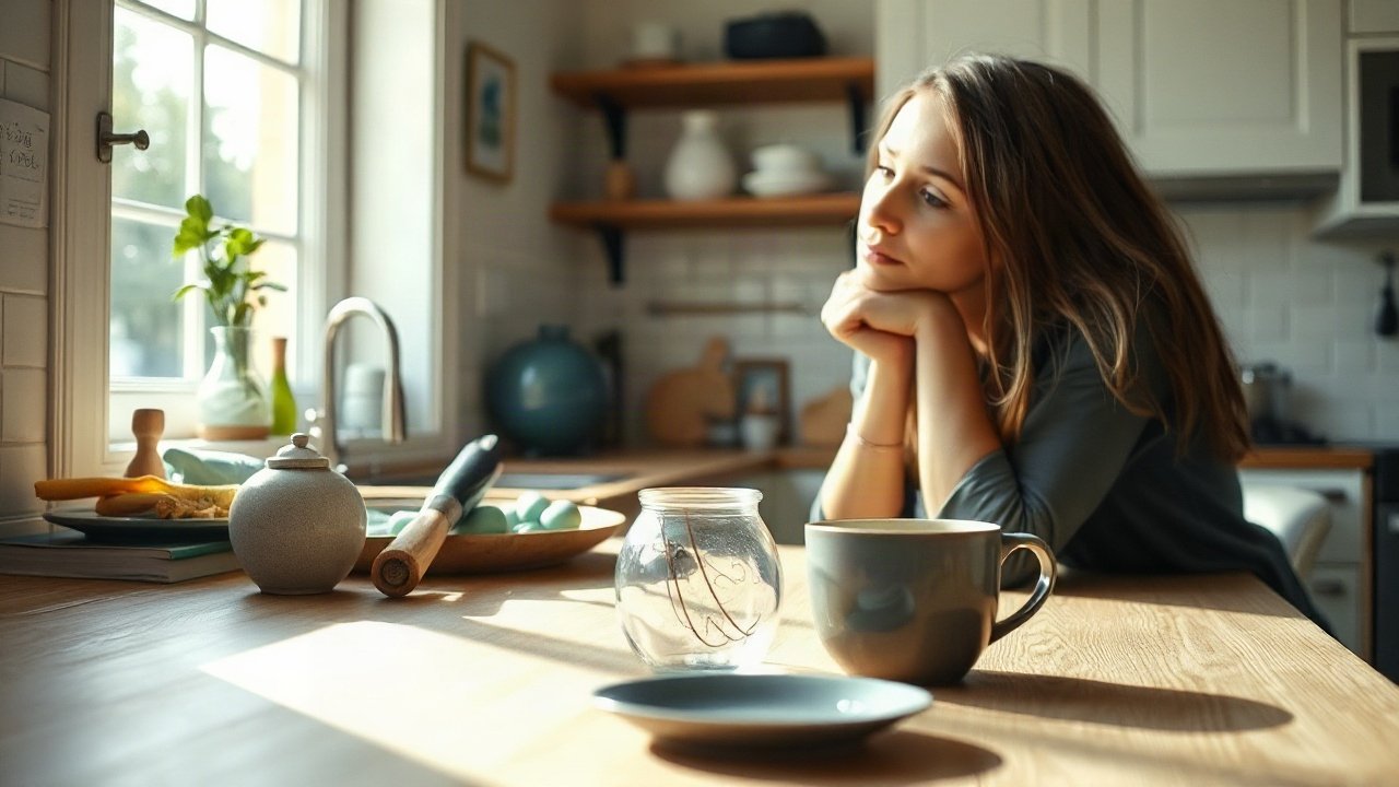 Editorial scene illustrating Why Manifesting Perfectionism Can Feel Stuck