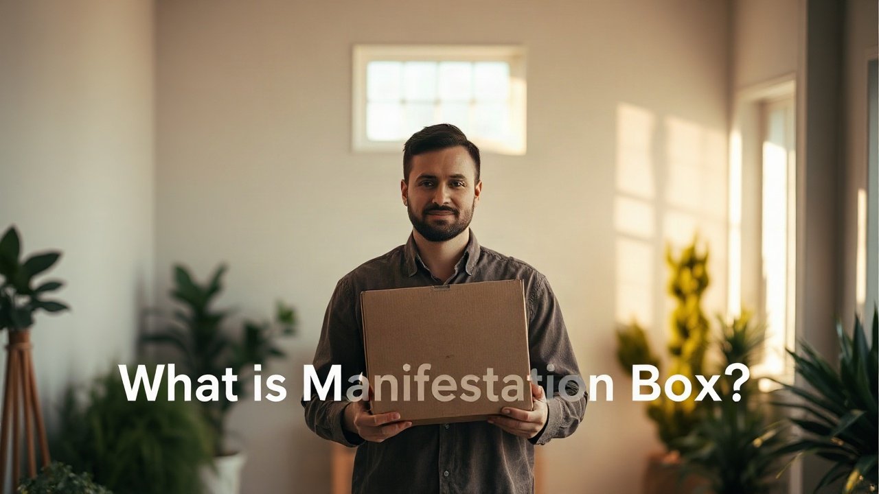 Editorial scene illustrating What Is Manifestation Box?