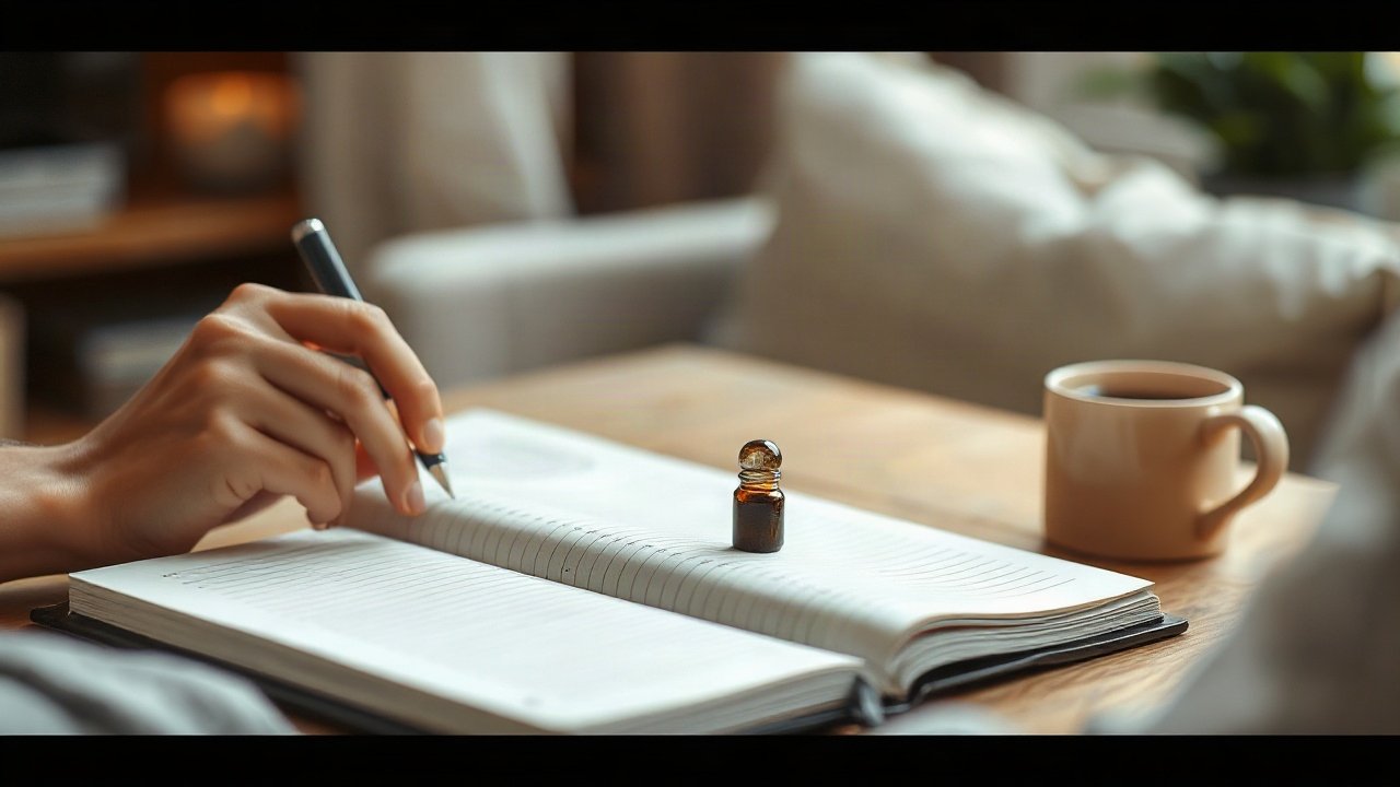 Editorial scene illustrating Thought Vibration: Summary, Core Ideas and What to Take From It