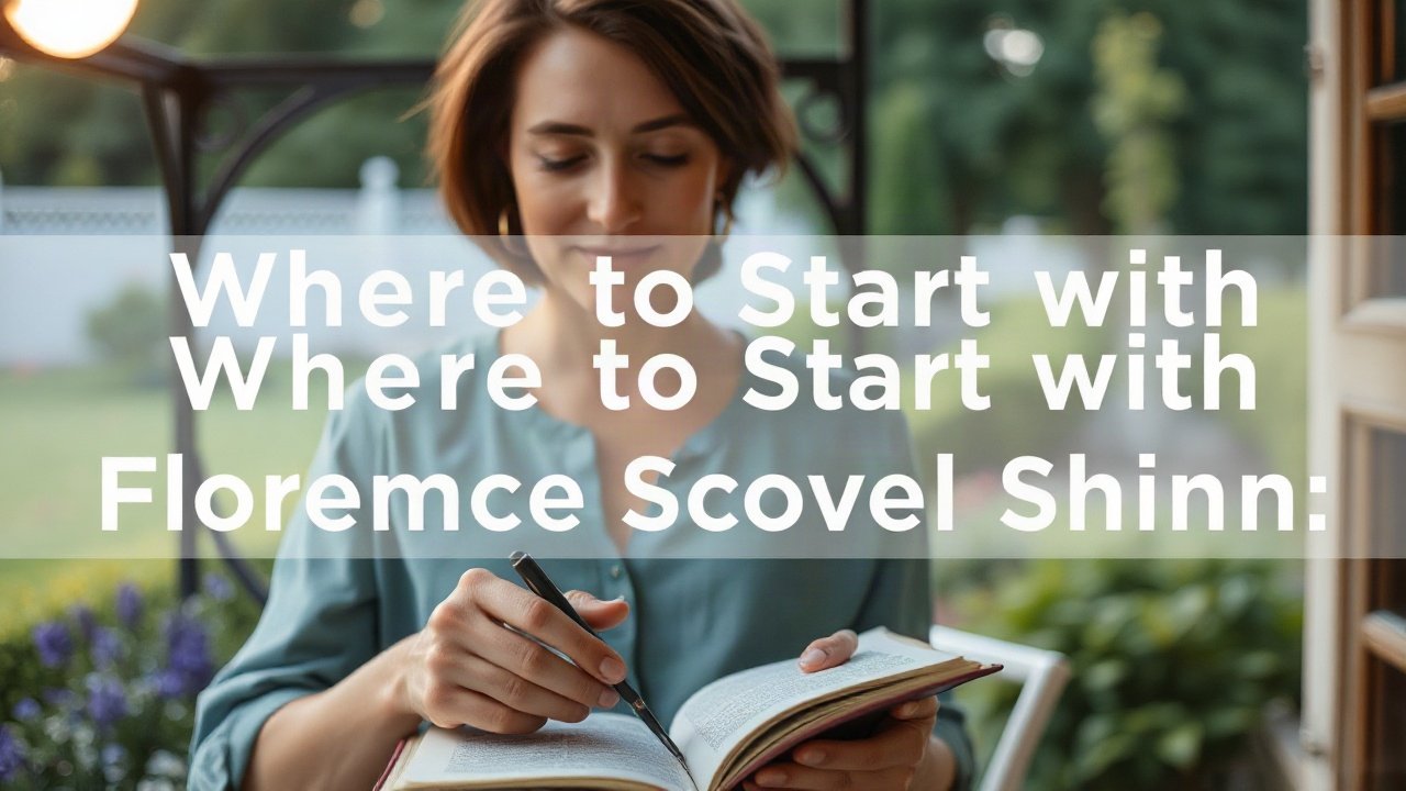 Editorial scene illustrating Where to Start With Florence Scovel Shinn