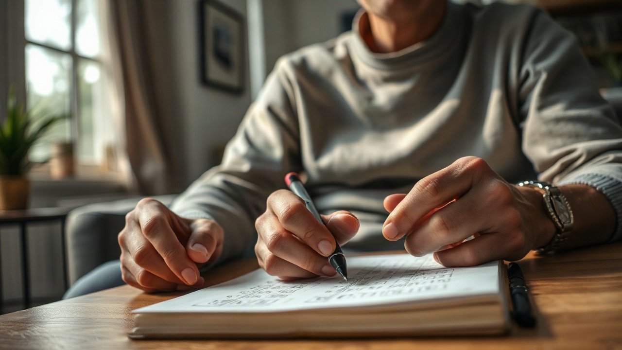 Editorial scene illustrating Can you change your goal while using Manifestation Journaling?