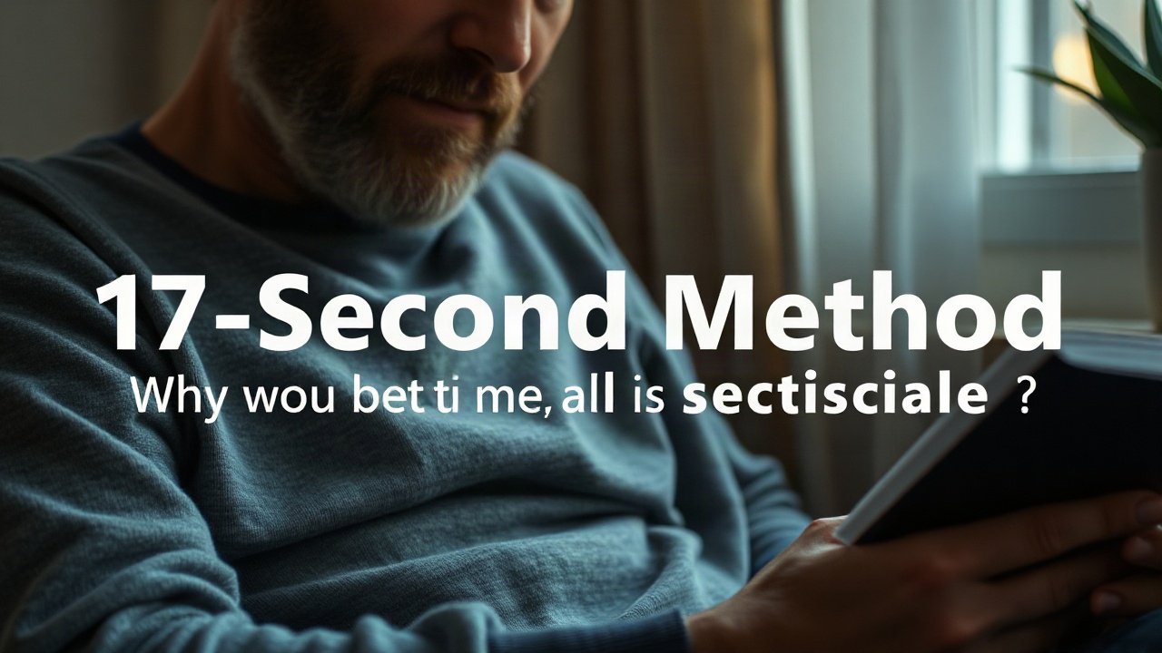 Editorial scene illustrating Can you do 17-Second Method if you are sceptical?