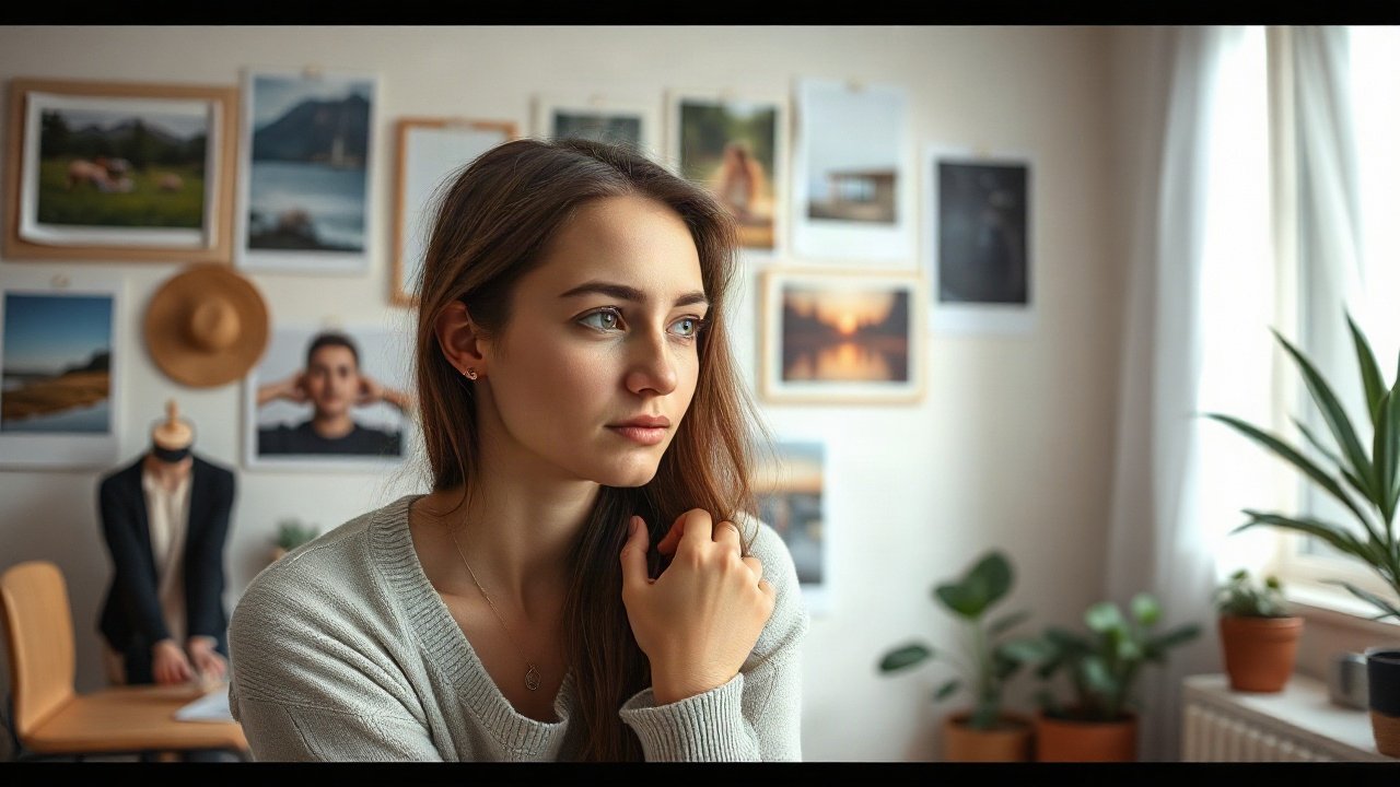 Editorial scene illustrating Can you do Visualization if you feel anxious?