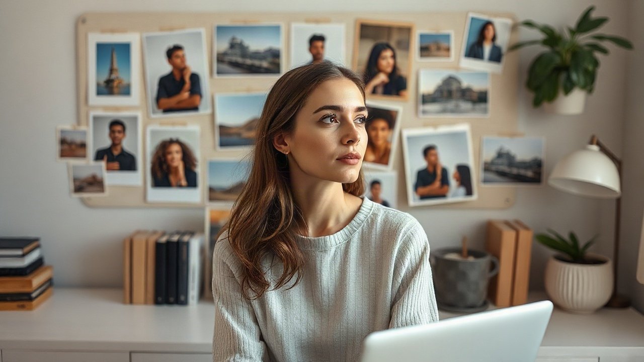 Editorial scene illustrating How do you know when to stop Vision Boards?