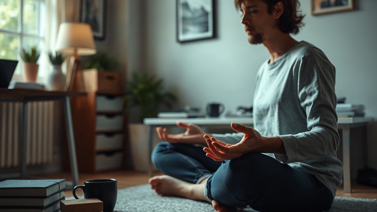 Editorial scene illustrating Should you tell people you are using Meditation for Manifestation?