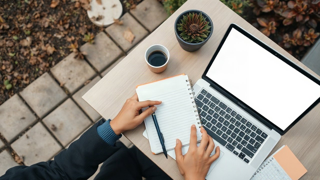 Editorial scene illustrating What should you do after a Future-Self Work session?
